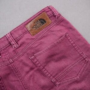 North Face Womens Burgundy Skinny Leg Jeans Fits 30X28 Outdoor Colorful Indie